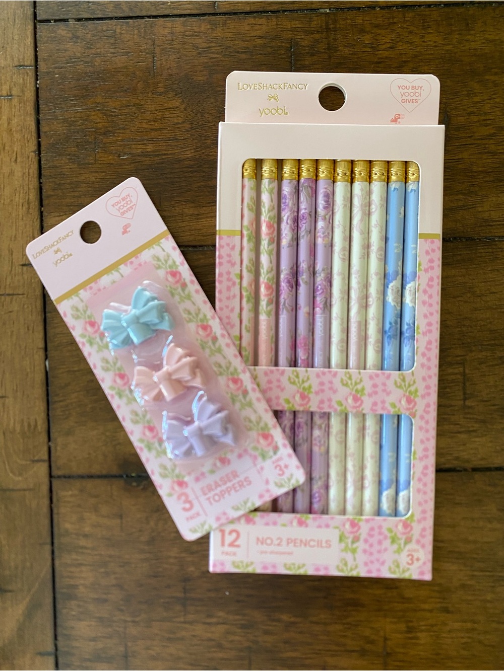 Loveshack Fancy Notebooks with Pencils & Erasers - Picture 5 of 5